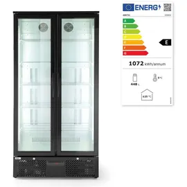 HENDI Bar Kühlschrank zweitürig 458 Liter