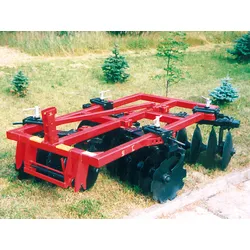 Scheibenegge, leicht X-Form