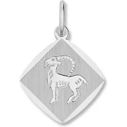 Sternzeichen-Anhänger ONE ELEMENT "Steinbock Sternzeichen Anhänger aus 925 Silber", silber, Schmuckanhänger, Damen, Steinbock, Silber 925 (Sterlingsilber), Damen Silber Schmuck Steinbock