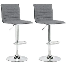 Songmics 2er-Set Barhocker mit Rückenlehne
