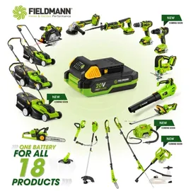 Fieldmann Fzr 70375-0 inkl. 2 x 20,0 Ah