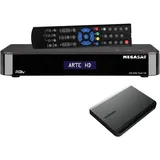 Megasat HD 935 Twin V4 HDTV Sat Receiver Live Stream 1000GB Festplatte Tuner