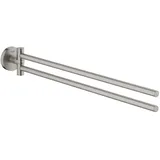 Grohe Essentials Handtuchhalter 2-armig Grau/Silber 40371DC1