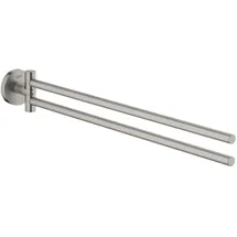 Grohe Essentials Handtuchhalter 2-armig Grau/Silber 40371DC1