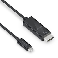 PureLink IS2201-015 Videokabel-Adapter 1,5 m USB Typ-C HDMI schwarz