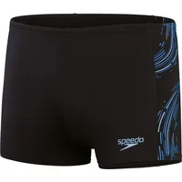 Speedo Badehose Herren in black-curious blue-true cobalt, Größe 5