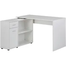 MID.YOU Eckschreibtisch, 1 Schubladen, rechteckig, eckig, 120x75.5x106.5 cm, Stauraum, Regal, Arbeitszimmer, Schreibtische, Eckschreibtische
