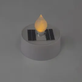 bmf-versand Solarleuchte Garten 3er Set Teelicht Solarlampe Außen Feuer Effekt Solar