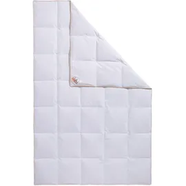 RIBECO Daunenbettdecke RIBECO "Ella", weiß, B:135cm L:200cm, Bezug: 100% Baumwolle. Füllung: 90% Entendaune, 10% Entenfeder, Bettdecken, Daunendecke zum Top-Preis