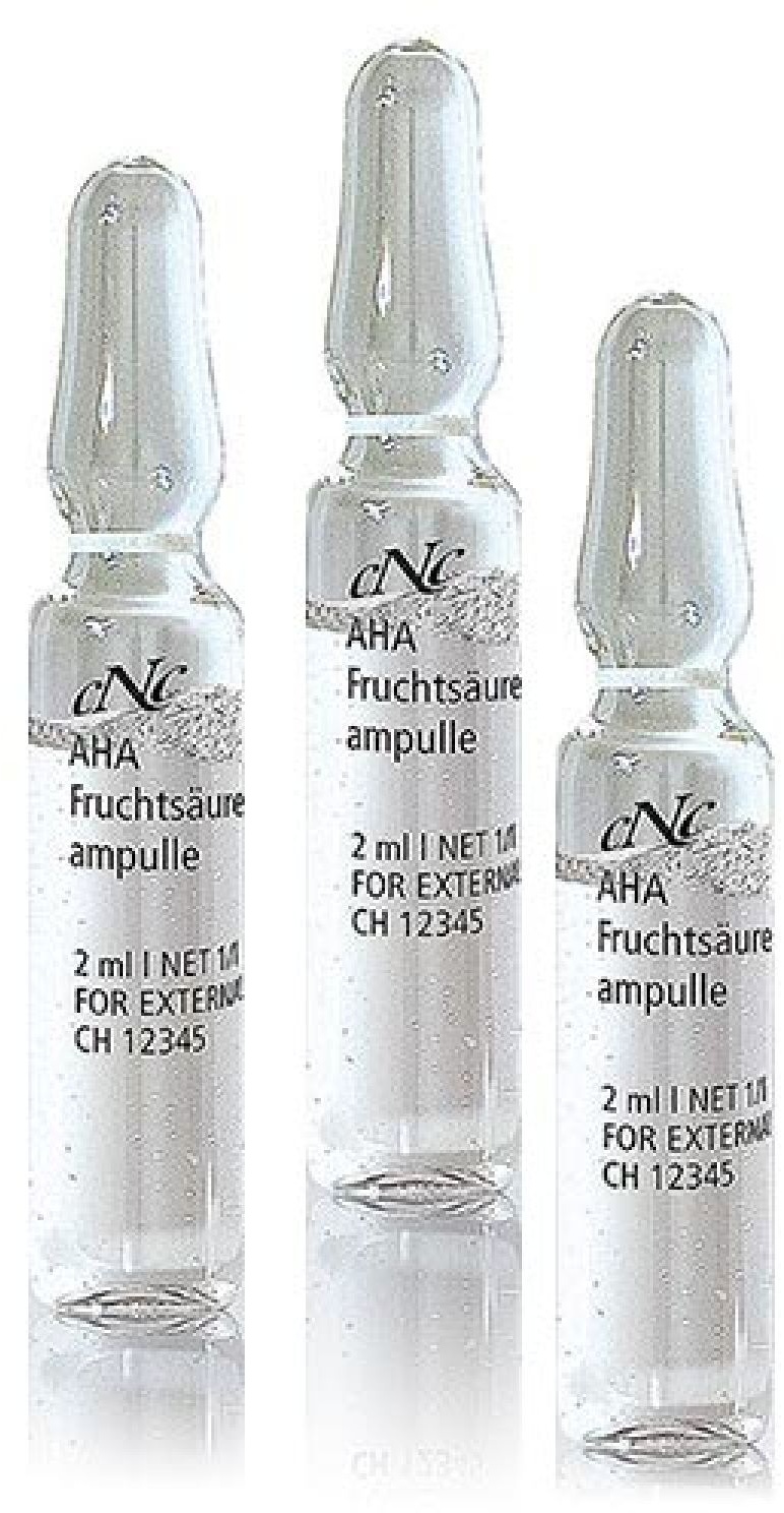 CNC cosmetic Wirkstoffampullen AHA Fruchtsäureampulle steril 20 ml Frauen