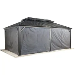 Sojag Pavillon Messina 12x20 Vorhänge
