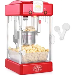VEVOR Popcornmaschine Maker Popcornautomat Popcorngerät Kino Popcorn 300W 2,5oz