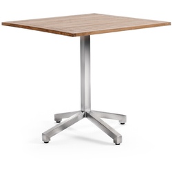 Tisch Nautilus Arco Arredi Platte Teakholz braun, Designer Povl B. Eskildsen, 75x80x80 cm