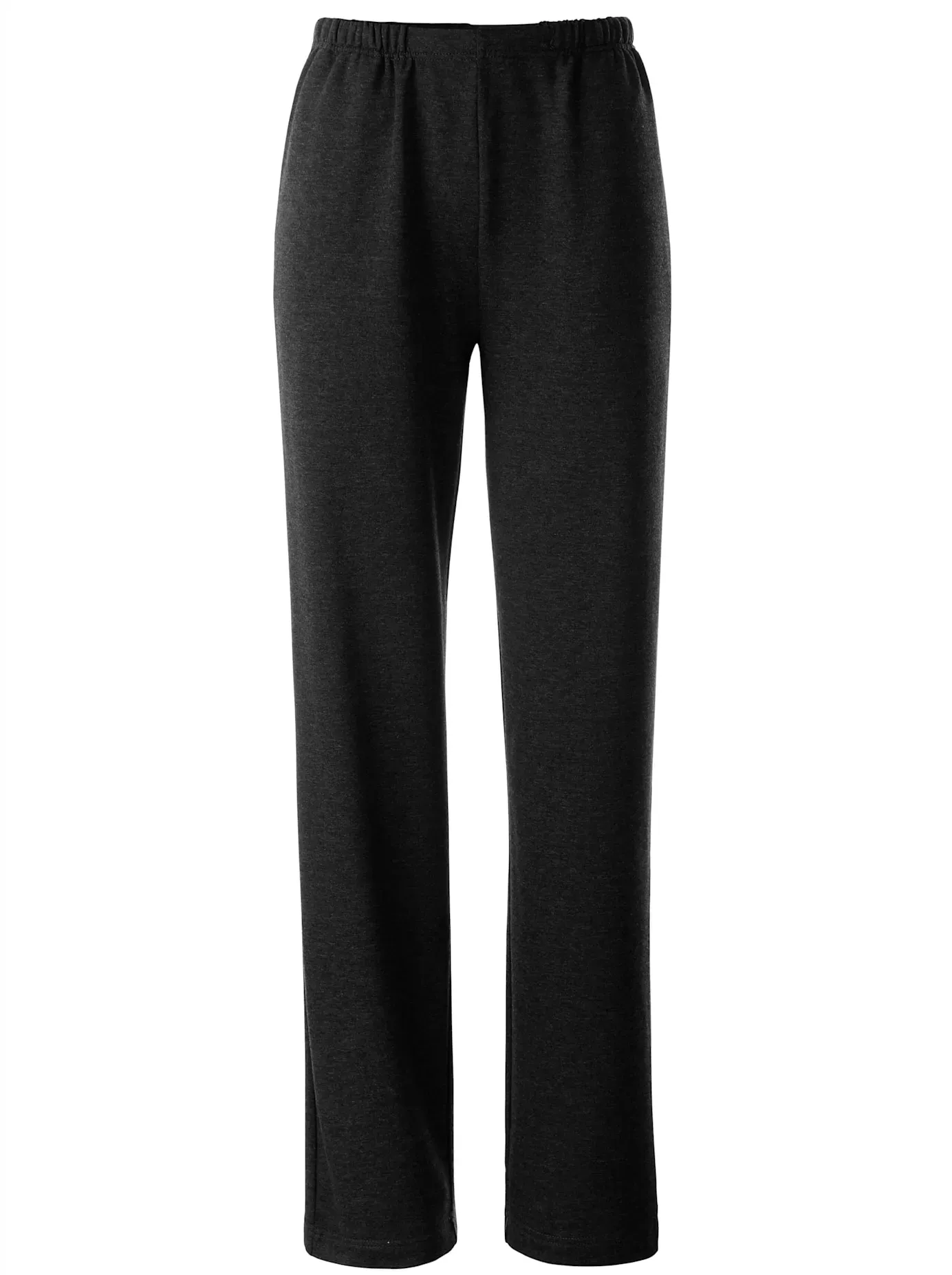Sporthose HAJO, Damen, Gr. 52, Normalgrößen, schwarz, 62% Baumwolle, 33% Polyester, 5% Elasthan, unifarben, lang, Hosen Sporthose