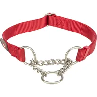 Trixie Premium Zug-Stopp-Halsband rot L–XL