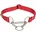 Zug-Stopp-Halsband rot L XL
