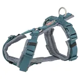Trixie Premium Trekking Hundegeschirr Petrol/Graphit S