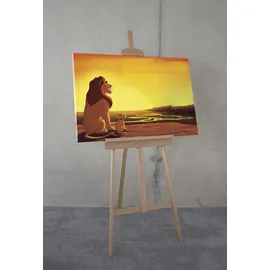 KOMAR Keilrahmenbild - Disney The Lion King Your Kingdom - Größe: 90 x 60 cm - Leinwandbild, Kinderzimmer