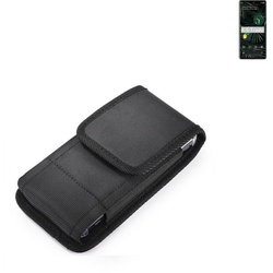 K-S-Trade Kameratasche für Google Pixel 6 Pro, Holster Gürteltasche Holster Gürtel Tasche wasserabweisend Handy schwarz