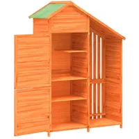 vidaXL Geräteschuppen 1,20 x 0,53 m braun