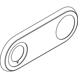 Ideal Standard Rosette UP WT-Wand MELANGE, Chrom A962078AA