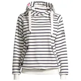 salzhaut Hoodie SÜNN - RINGEL in Navy Offwhite | Gr.: L