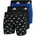 Active Flex Cotton Schwarz Weiß Blau XXL