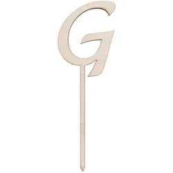 Sallys Cake Topper Buchstaben - aus Holz