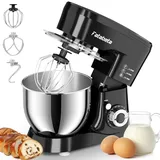 3-in-1 Profi-Knetmaschine Rührgerät Küchenmaschine 5.5L Edelstahl Teigmaschine