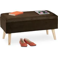 Relaxdays Sitzbank, Sitzbank 80 cm,