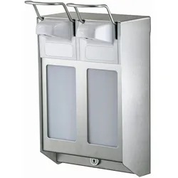 MediQo-line Desinfektion/Seifen-Spender DUO 500ml Edelstahl