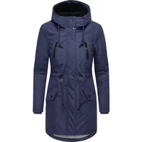 Ragwear Damen, Wintermantel Warmer atmungsaktiver und wasserdichter Winterparka mit Kapuze Elsien YOUMODO Midnight Gr. L (40), blau (dunkelblau), Obermaterial: 100% Polyester. Innenfutter: 100% Polyester. Wattierung: 100% Polyester, tailliert ca.