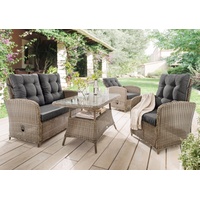 Destiny Merano II Lounge-Set grau