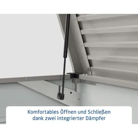 Hörmann Aufbewahrungsbox 166 x 87,2 x 72,5 cm Grau