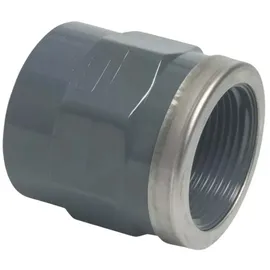 Plimat 40 mm PVC Klebe Fitting Gewinde Muffe verstärkt 16