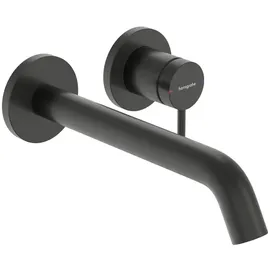 Hansgrohe Tecturis S Waschtischarmatur Schwarz Chrom gebürstet