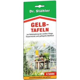 Silberkraft Gelb-Tafeln zur Bekämpfung fliegender Schädlinge 20 x 8 cm 6 St.