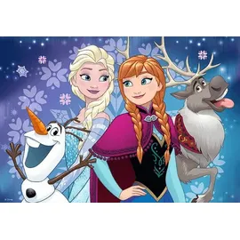 Ravensburger 09074 - Puzzle Disney Frozen, Nordlichter, 2 x 24 Teile
