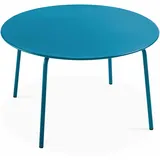 Oviala Gartentisch Ø 120 x 72 cm Pazifisch blau