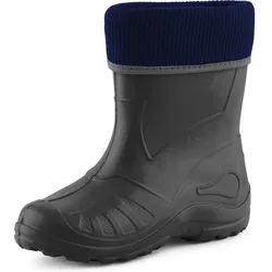 Kinder Gummistiefel Gefüttert KL058 - Graphit - 22