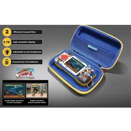 My Arcade Super Street Fighter II Portable Gaming System + 0 GB Blau/Gelb + Street Fighter V