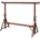 MÜBA Arbeitsbock Stahl 102x50 braun