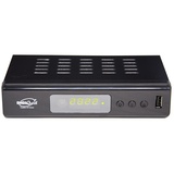 DIGIQuest Twin Tuner Rec Digitaler terrestrischer Receiver, DVB-T2, Full HD, Small Edition, Videorekorder, Schwarz