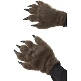 Smiffys Haarige Monster-Handschuhe Unisex Einheitsgröße