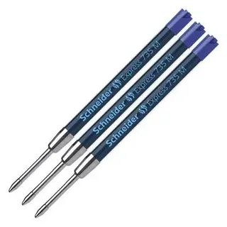 Schneider Express 735 Kugelschreiberminen M blau, 3 St.