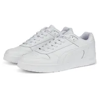 Puma RBD Game Low Sneaker, White White Team Gold, 45