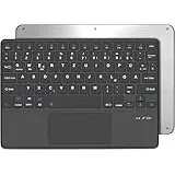 Occtingkind, Bluetooth Tastatur für iPad/Android-Tablets, Deutsches Layout QWERTZ, 10 Zoll Kabellose Magnetische Tastatur, Multi Touch Trackpad, Für iPad/Samsng Galaxy Tab/Lenovo Tab/Xiaomi, Schwarz