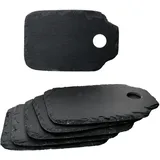 Ritzenhoff 6x Schieferplatten 26x16,5cm Untersetzer Servier-Teller mit Griff
