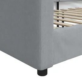 vidaXL Tagesbett 90 x 200 cm hellgrau