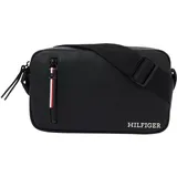 Tommy Hilfiger Umhängetasche TH Pique Monotype EW Reporter Bag Black
